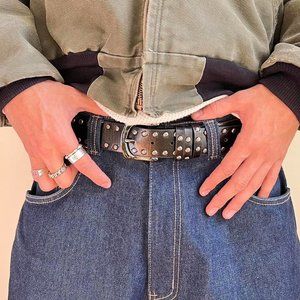 Bar Stud Boho Cowboy Belt